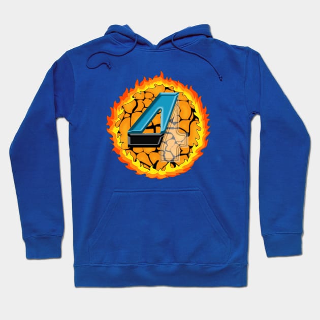 Four Fantastic Powers Hoodie by DeepDiveThreads